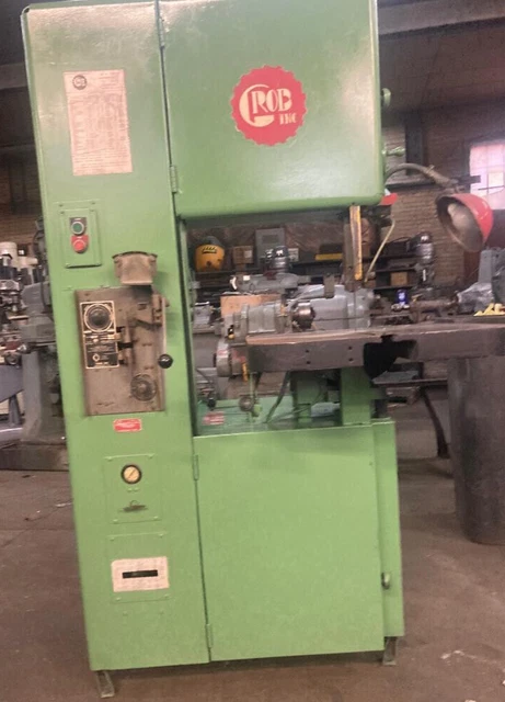 USED GROB Variable  Metal Cutting Vertical Band Saw, 18"