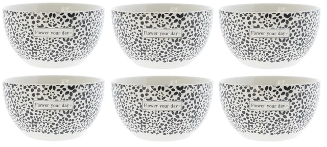 6er Set Ciotola per Dessert Bloom Fiore Tuo Day (D) . 12,5cm 350ml