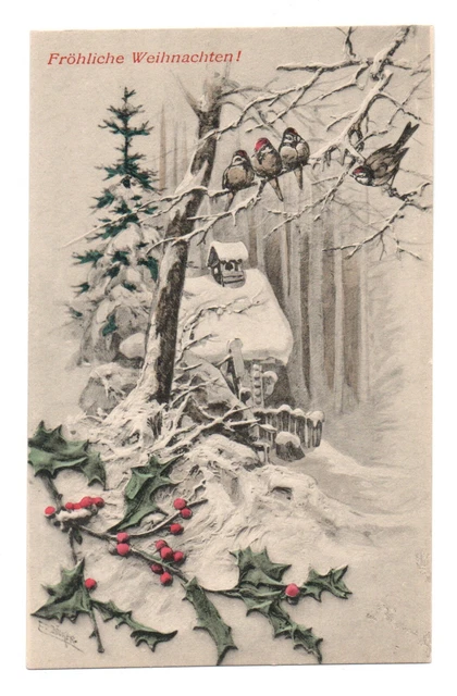 Cardellini Joyeux Natale. Cartolina