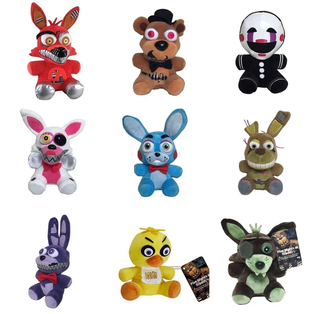 7 Five Nights at Freddy Plush Stuffed Toy FNAF Freddy Fazbear Bear Foxy  Bunny Bonnie Chica Plush Toy 