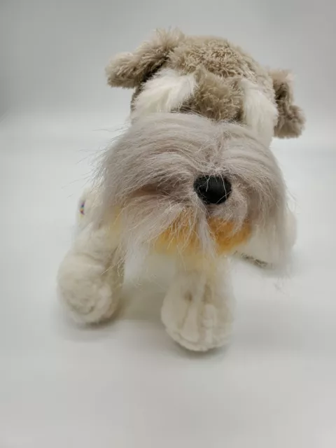 GANZ Webkinz Schnauzer Toy Plush Puppy Dog Stuffed Animal HM159 No Code