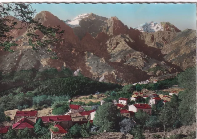 Carte postale ancienne postcard BOCOGNANO CORSE chaine monte d'oro écrite