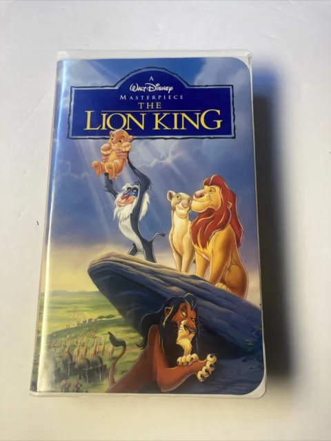 THE LION KING (VHS, 1995) 2977 A Walt Disney Masterpiece £2.38 ...