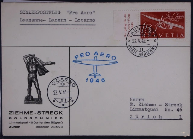 Schweiz 470 auf Brief als FDC #BB690