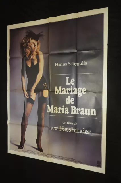 LE MARIAGE DE MARIA BRAUN Fassbinder Hanna Schygulla affiche cinema 1979