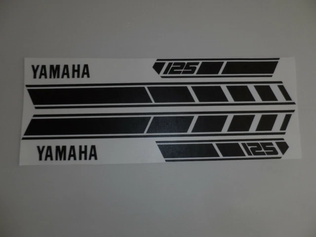 125 Rdx Yamaha Type 2R6  Kit D'emblemes Compatible Reservoir Et Caches Lateraux
