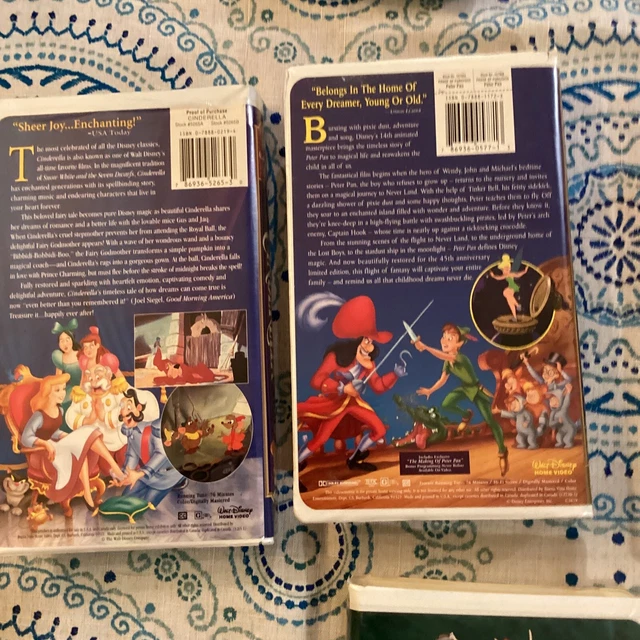 Rare Vintage Disney Vhs Lot 16 46 Picclick Uk