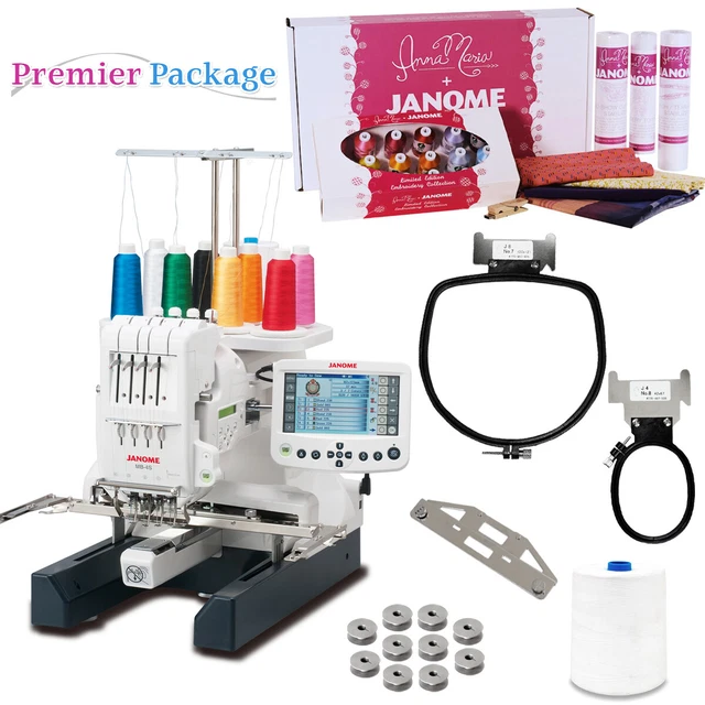 JANOME MB4S FOUR Needle Embroidery Machine with Premier Package 5,499