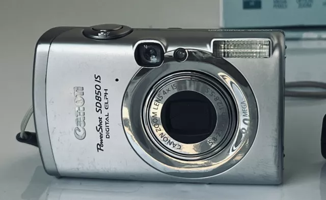 Cámara digital Canon Powershot SD850 IS ELPH 8,0 MP (las piezas o reparaciones se venden como están)