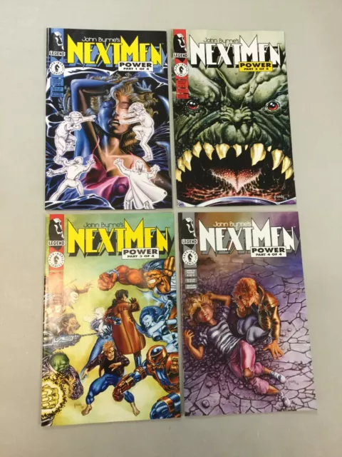 Next Men Power 1-4 Complete Set 1 2 3 4 John Byrne Dark Horse Comics 1994 (NM02)