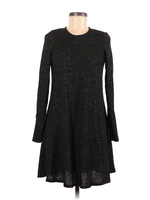 Fortune + Ivy Women Black Casual Dress M