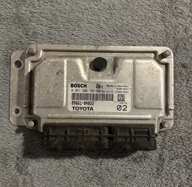 Ecu Calculateur Moteur Psa Toyota 0261208702 89661-0H022 1Kr-Fe A Decoder