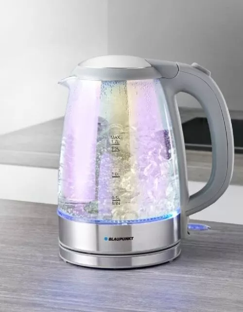 Blaupunkt Iridescent Glass Kettle Gift Kitchen Appliance Rapid Boil