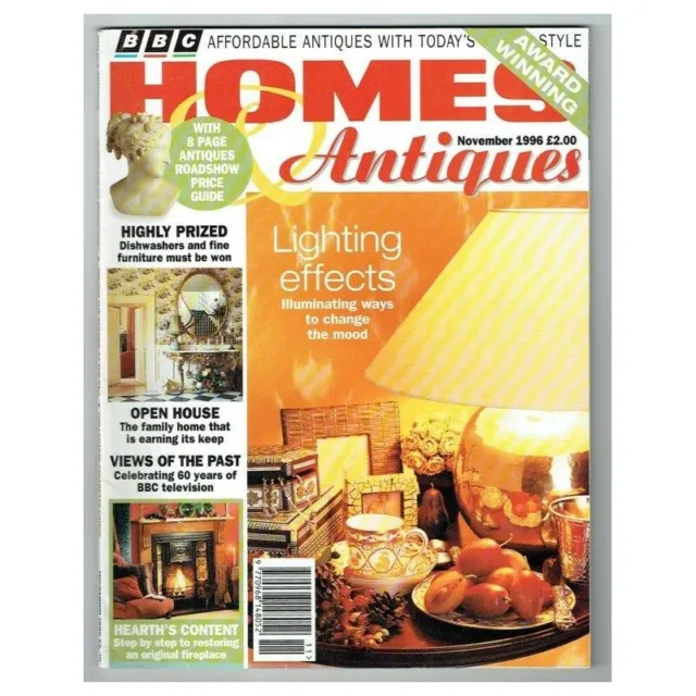 Homes & Antiques Magazine November 1996 mbox410 Lighting Effects
