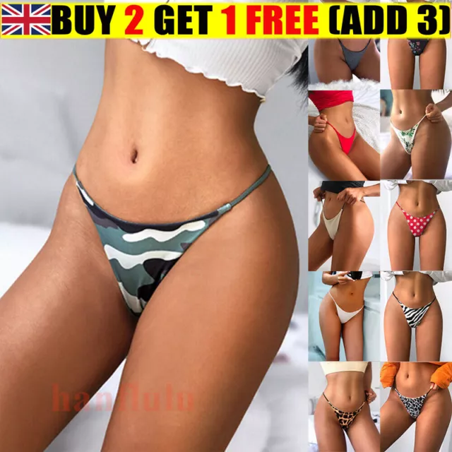 Womens Ladies Mini G-String Micro Thong Sexy Underwear Lingerie Knickers Panties