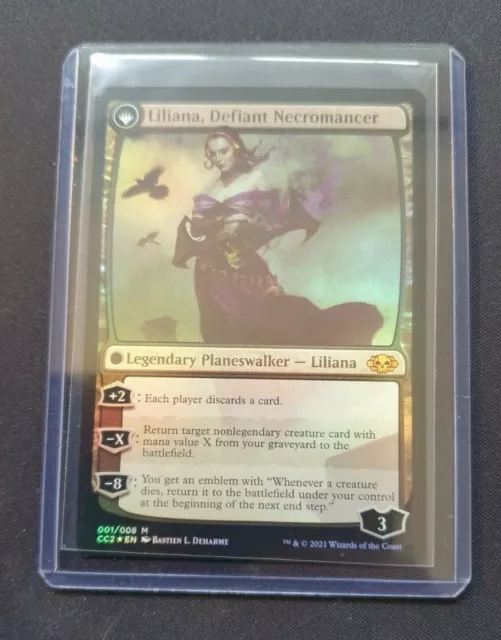 MTG Foil Liliana, Heretical Healer Commander Collection: Black Premium Free Post