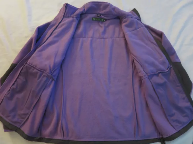 NEW MOUNTAIN FOG Fleece Jacket Coat Purple Gray Women's M Medium $14.99 ...
