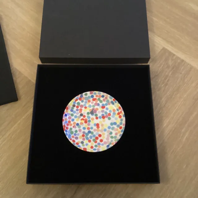 DAMIEN HIRST MEDIUM CURRENCY 6"  Plate, In Heni Presentation Box