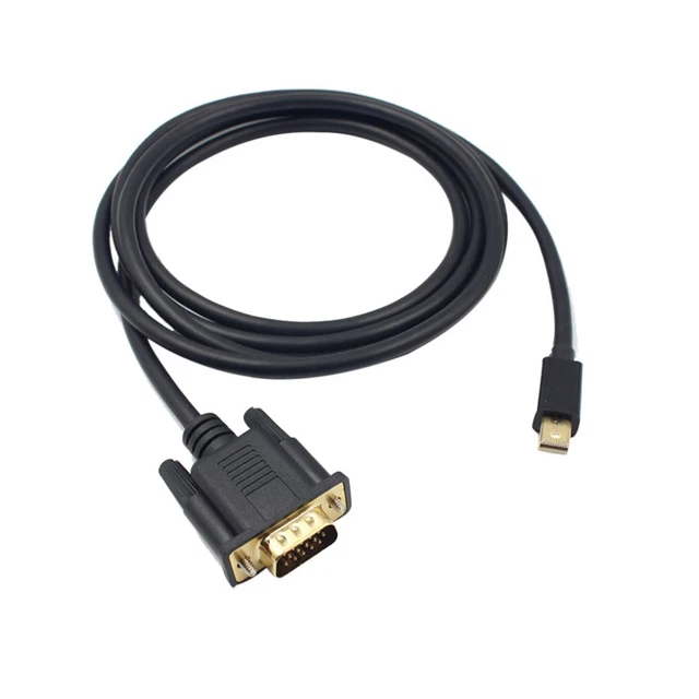 Cablu Adaptor, Co2&reg;, HDMI La VGA D-SUB 2K/60Hz, Full HD, Plug &amp;Play, Placat Cu Aur Unidirectional 3m Aluminiu Space Gray Co2 0042