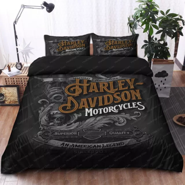 NEW HOT Harley-Davidson Motorcycles An American Legend Since 1903 Bedding Set