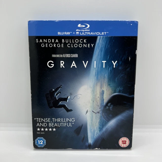 GRAVITY BLURAY DVD Limited Edition Clooney Sandra Bullock VGC