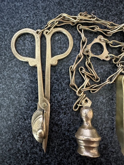 PINCE À SUCRE ancienne en laiton doré EUR 35,00 - FR