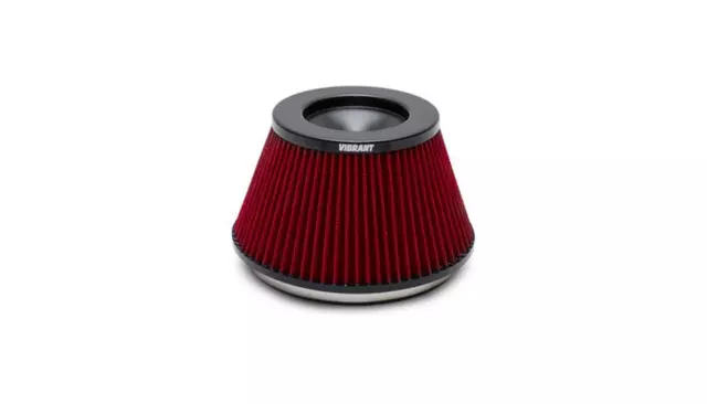 Vibrant Performance 10960 Performance Air Filter, 6" Inlet ID x 5.375"