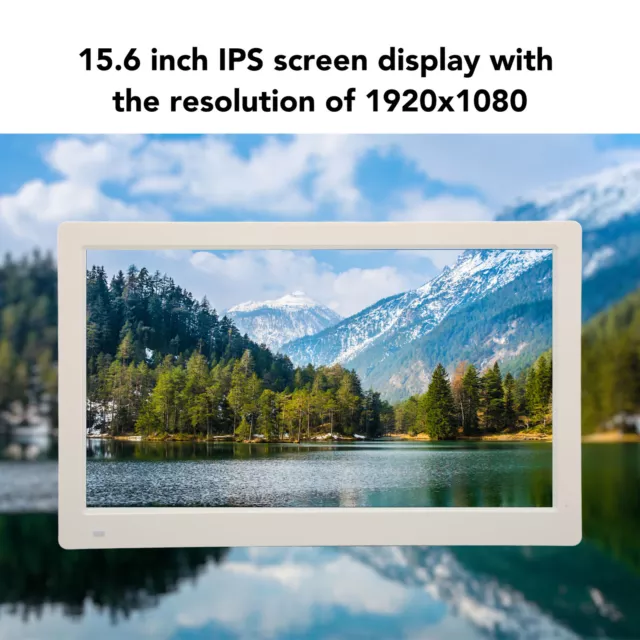 Cadre Photo Numérique 15 6 Pouces Avec Télécommande écran IPS 1920 X 1080