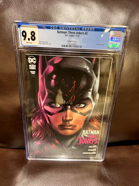 Batman Three Jokers #2 CGC 9.8 2020 DC Comics Jason Fabok Variant A Cover