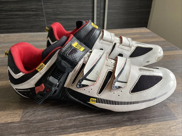 Mavic Road Radschuhe Carbon Composite Gr. UK12 Euro47 1/2 3 Bolt Road