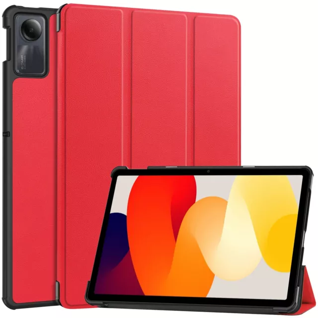 Hülle für Xiaomi Redmi Pad SE  Bizon Case Cover Futeral Tasche Etui Rot