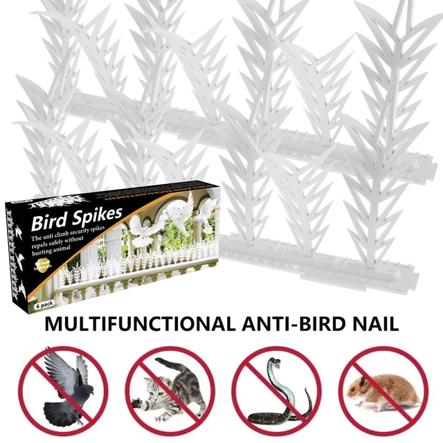 6 PCS BIRD Spikes Multifunctional Birds Deterrent Spike Practical