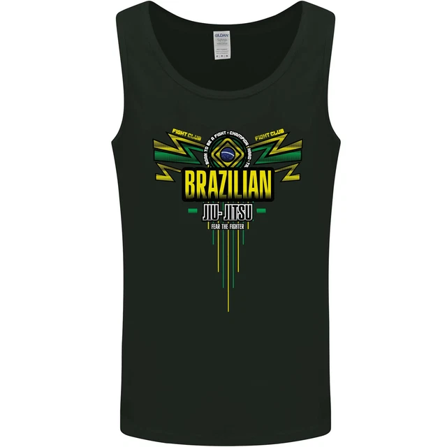 Brazilian Jiu Jitsu MMA Mixed Martial Arts Mens Vest Tank Top