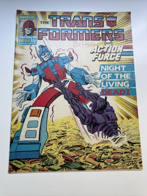 The Transformers Marvel UK Comic Issue 165 / May 1988