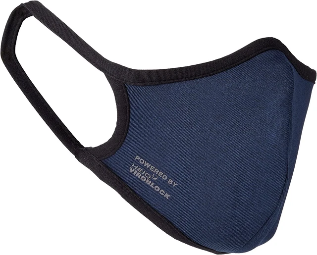 Copertura viso Craghoppers Heiq Viroblock - blu navy marle, taglia unica