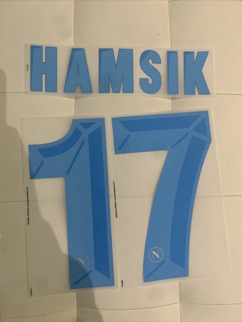 Kit Nom + Numéro SSC Napoli Sepe 22 – Domicile Or – Saison 16/17 – Officiel