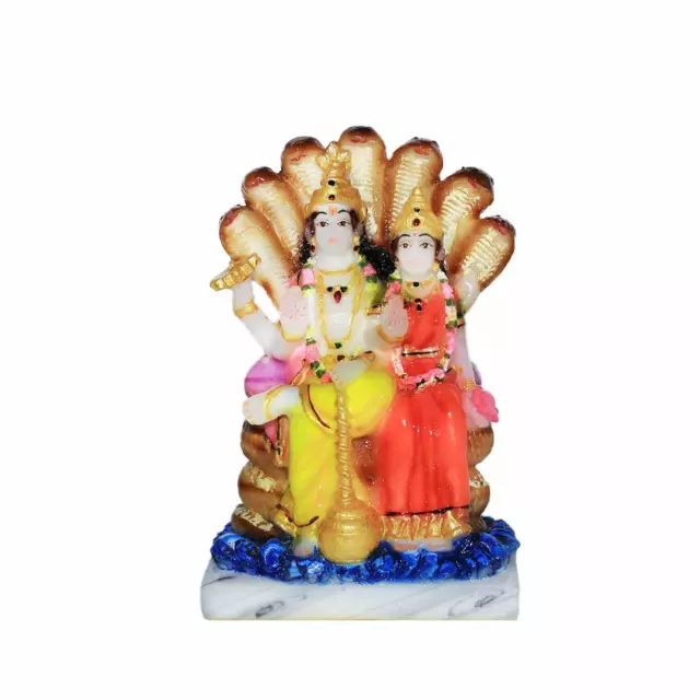 Hindu God  Lord  Laxmi Vishnu Idol Sculpture Statue Figurine