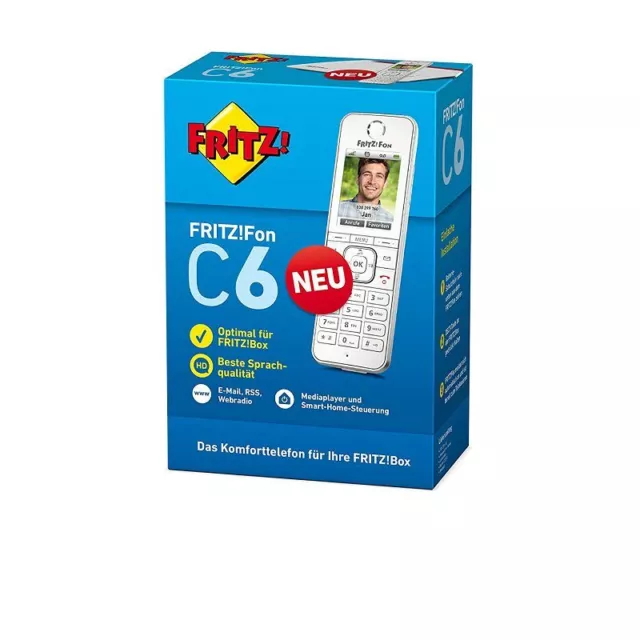 Defective! AVM Fritz!Fon C6 Dect Comfort Telephone - Condition: Defect