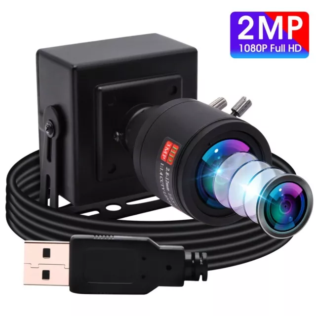 ELP 2.0MP 30fps/60fps/120fps USB Camera w/ 2.8-12mm Manual Varifocal Lens