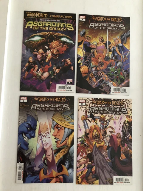 Marvel 2018 Asgardians of the Galaxy 7 8 9 10 War of Realms Tie-in