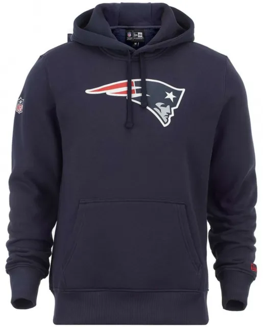New Era - NFL New England Patriots Team Logo Hoodie - Blau