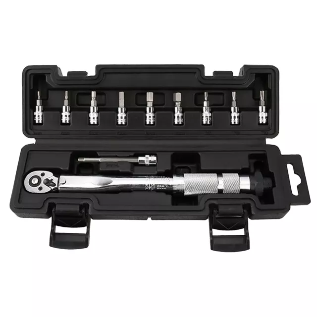 1/4 zoll antrieb klick drehmoment schlüssel set 5-25 nm mit allen-schlüssel