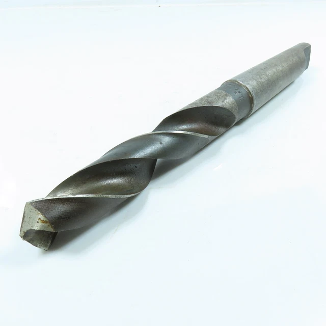 Hercules 1-9/64" Twist Drill Morse Taper Shank 2F MT4 11-3/4" OAL Made in USA