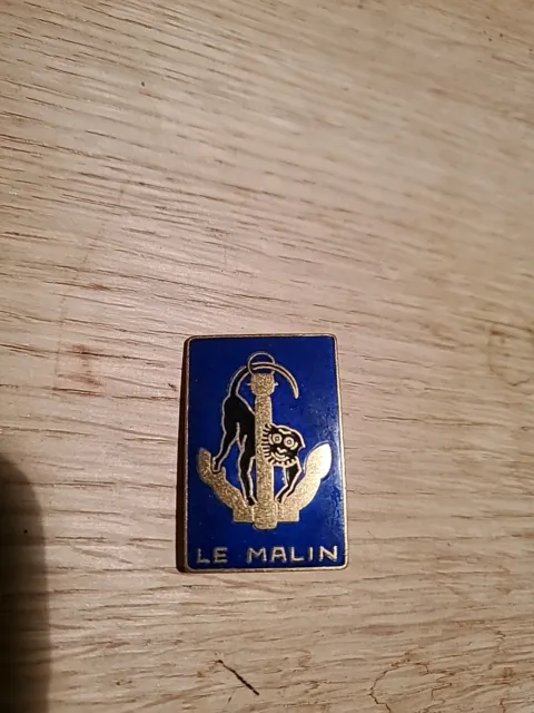 Insigne Marine Contre-torpilleur LE MALIN, Augis
