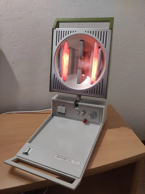 LAMPE SOLARIUM UV + Infrarouge Vintage Design Original HANAU Hohensonne 1500 EUR 29,90 - FR