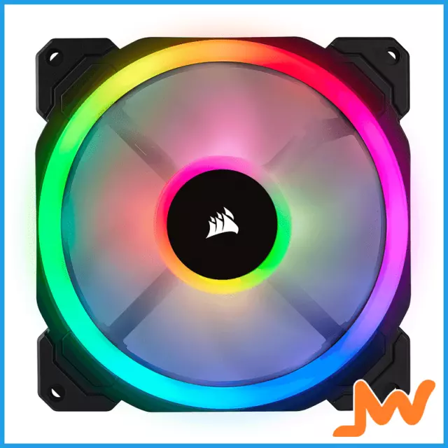 Corsair LL140 RGB 140mm Dual Light Loop RGB LED PWM Fan Single Pack