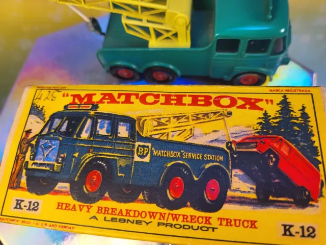 (REPRO BOX ONLY!!!!!) Diecast  Matchbox KING SIZE K-12 FODEN BREAKDOWN TOW TRUCK 2