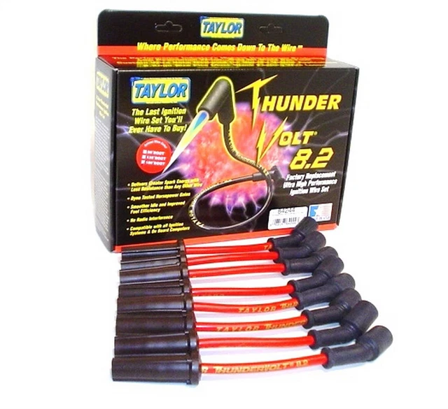 Taylor Cable 84244 Thundervolt 8.2Mm Ignition Wire Set