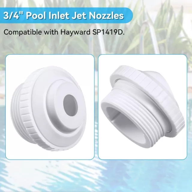 1-10X Swimming Pool Spa Return Jet Fitting Eyeball Nozzle SP1419D Replacement AU 3