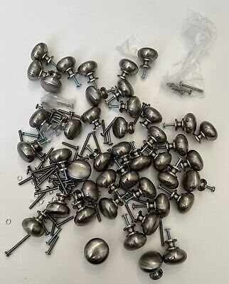 Cabinet Knobs Round Ball Handle Replacement Over 3 Pounds w/ Screws & Washers